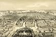 New York Aerial View, Looking South, by John Bachmann, 1849 - 16x20-inch - Fine-Art-Quality Photographic Print of an Image from the Library of Congress Collection
