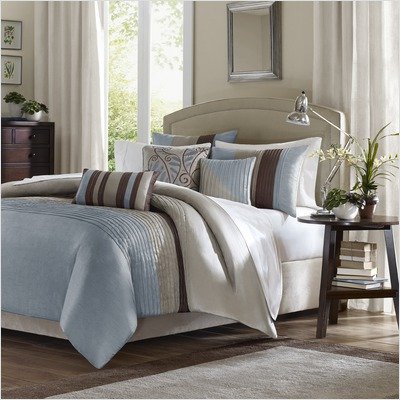 Madison Park MP12-04-Tradewinds Tradewinds 6 Piece Duvet Set in Blue