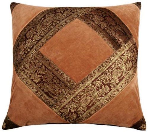 Chandler Pillow, 18x18, BROWN Chandler Pillow, 18x18, BROWN