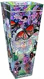Painted Art Glass Flower Vase Peony Lilac Florals 51nrBBHnNqL. SL160 Painted Art Glass Flower Vase Peony Lilac Florals