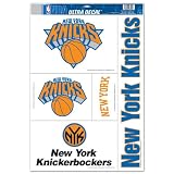 NEW YORK KNICKS OFFICIAL LOGO 11"x17" ULTRA DECAL WINDOW CLING SET