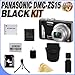 Panasonic Lumix DMC-ZS15 12.1 MP Digital Camera with 16x Optical Zoom (Black) W/4GB SDHC Memory Card + Extended Life BCG10 Battery + Deluxe Case w/strap + USB Card Reader + Memory Card Wallet + DMCZS15 Accessory Saver Bundle!