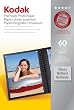 Kodak 8154106 Premium Photo Paper 64lb Glossy 4 X 6 60 Sheets/pack