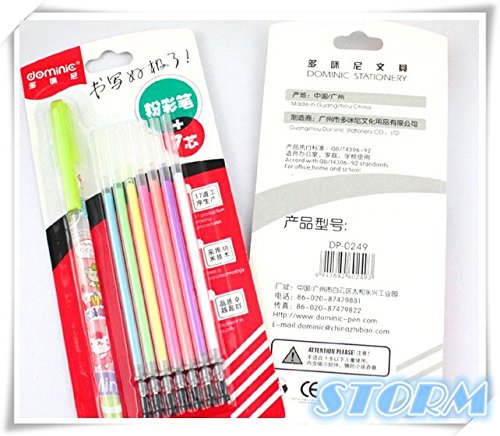 1set Pastels Korean 7 Color Pens Doodle Pen for DIY Album Kawaii Stationery Office Cute School Supplies Girls Gift