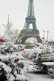 Rare Snowy Day in Paris. the Eiffel Tower and Decorated Christma - 24 Rare Snowy Day in Paris. the Eiffel Tower and Decorated Christma - 24