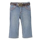 Infant Girls' Butterfly Back-Pocket Jean - Light Wash