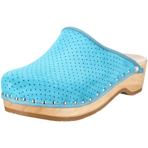 Berkemann Unisex Adults' Standard-Toeffler Clogs Blue Size: 3