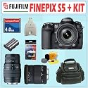 Fujifilm Finepix S5 12.3 Pro Digital SLR Camera with Sigma 18-50 & 70-300 Lenses + 4GB Deluxe Accessory Kit