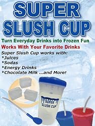 Super Slush Cups- 2 Pack- Make slushies like magic just by shaking!