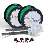 Electric Dog Fence Perimeter Boundary Wire Installation Kit | 1000 Feet 20 Gauge AWG Copper Wire | 100 Flags | 4 Wire Splices