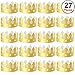 SIQUK 27 Pieces Gold Paper Crowns Party King Crown Paper Hats Paper King Crowns for Kids Adults Party and Celebration