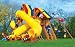 Search : Supersized Monster Castle Texas Tornado Triple Tube Combo