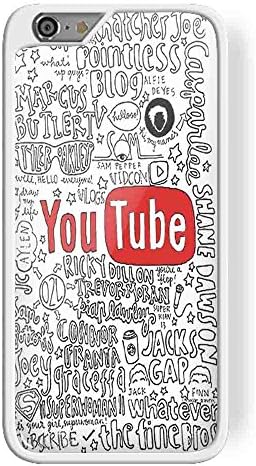 The Youtubers Collage Quotes for Iphone and Samsung Galaxy Case (iPhone 6 plus White)