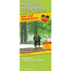 Rad- und Wanderkarte N�rdliches Harzvorland - Salzgitter - Wolfenb�ttel: mit Ausflugszielen, Einkehr- & Freizeittipps, wetterfest, reissfest, abwischbar, GPS-genau. 1:50000