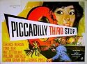 PICCADILLY THIRD STOP 1960 Terence Morgan UK QUAD POSTER