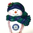 Seattle Mariners MLB Light-Up Musical Snowman Ornament (3")