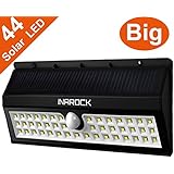 InaRock&reg; Large Size 44 LED Outdoor Wireless Solar Energy Powered Motion Sensor Light Ponds Accent Lighting Pond Decor Lamp Finials with Three Intelligent Modes