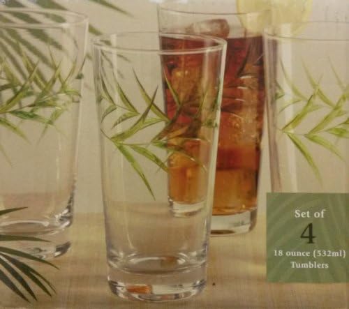 Palm Court 18 ounce Thumblers (SET OF 4)