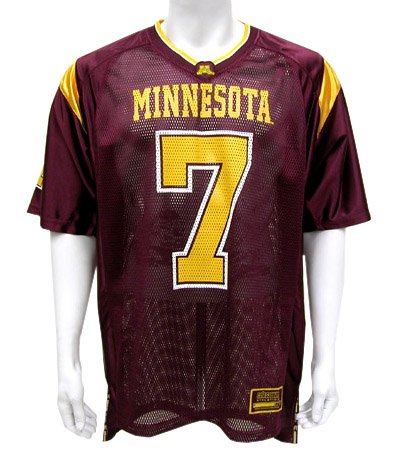 Buy Minnesota Golden Gophers Mens Rivalry Printed Football Jersey by Colosseum Athletics