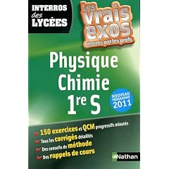 Physique Chimie 1e S : Nouveau programme 2011