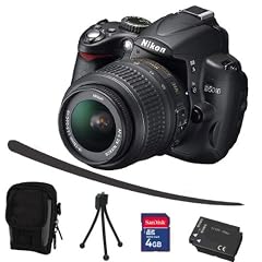 Nikon D5000 SLR-Digitalkamera Kit inkl. 18-55mm VR inkl. Mega Zubeh�r (2akkus, 4GB Karte, Tasche, Ladeger�t)
