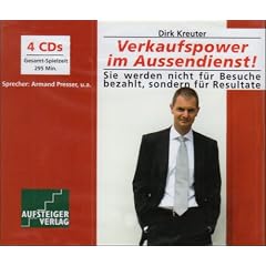 Verkaufspower im Aussendienst. 4 CDs . Sie werden nicht f�r Besuche bezahlt, sondern f�r Resultate