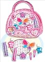 BEST SELLER* Pecoware Girl's Sparkling Beauty Makeup Kit's Lipgloss, Nail Polish Barettes, and more! A-65