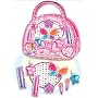BEST SELLER* Pecoware Girl's Sparkling Beauty Makeup Kit's Lipgloss, Nail Polish Barettes, and more! A-65
