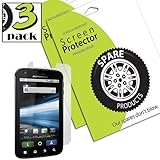 Spare Products (3 Pack) of Motorola Atrix Screen Protectors (DIAMOND)