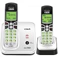 Vtech CS6219-2 DECT 6.0 Expandable 2-Handset Cordless Phone System with Caller ID and Handset Speakerphone (CS6219-2)