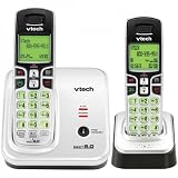 Vtech CS6219-2 DECT 6.0 Expandable 2-Handset Cordless Phone System with Caller ID and Handset Speakerphone (CS6219-2)