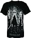 The Walking Dead Michonne Walkers Men's T-Shirt, Black, X-Large