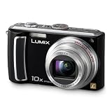 Panasonic DMC-TZ5-K Digitalkamera (9 Megapixel, 10-fach opt. Zoom, 7,6 cm (3 Zoll) Display, Bildstabilisator) tiefschwarz
