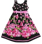 Sunny Fashion Robe Fille Chaud Rose F...