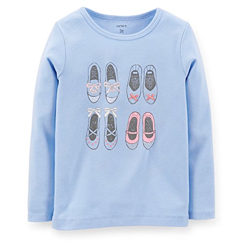 Carter s baby long sleeve t-shirt; girl size 9 months; purple wit…