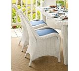 Pottery Barn Palmetto All-Weather Wicker Dining Chair - White
