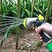 Innoo Tech Garden Hose Nozzle 8 Spray Modes High-Pressure Hand Sprayer for Car Washing, Dog Washing, Flowers, Gardening