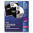 Avery White CD Labels for Laser Printers, 40 Disc Labels and 80 Spine Labels (5692)