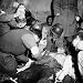 Wounded American Soldier George Lott Being Treated for Wounds in Battalion Aid Statio...