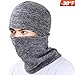 mysuntown Ski Face Mask Balaclava Fleece Hood for Men Women,Winter Neck Warmer Windproof Cap for Snowboarding Running Cycling (Gray)