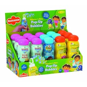 Little Kids Nick Jr. Squeeze 'n Blow Pop-Up Bubbles 15-Piece Party Pack by Little Kids