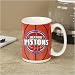 Detroit Pistons Pewter Logo Basketball Coffee Mug