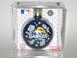 BUFFALO SABRES (2 5/8" In Diameter) Glass Logo CHRISTMAS ORNAMENT (Snowflake Design)