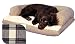 Beasley's Couch - 25 in. X 33 in. - Brown Plaid