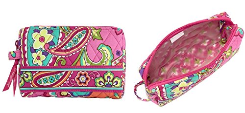 Vera Bradley Women Small Cosmetic (Pink Swirls)