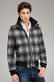 McQ Alexander McQueen Plaid Wool Bomber