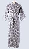 Men's Cotton Kimono 'Nemaki' - Pattern 1