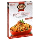 Bajis Indian Lentil Biryani Rice Meal, Vegetarian, 9-Ounce Boxes (Pack of 12)
