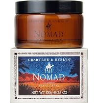 Crabtree & Evelyn Nomad Shave Cream In Glass Jar 150g