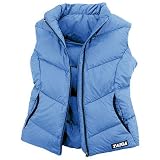 TAIGA Cypress 700 - Women's Zip European Goosedown Down Vest, Sky Blue, MADE IN CANADA